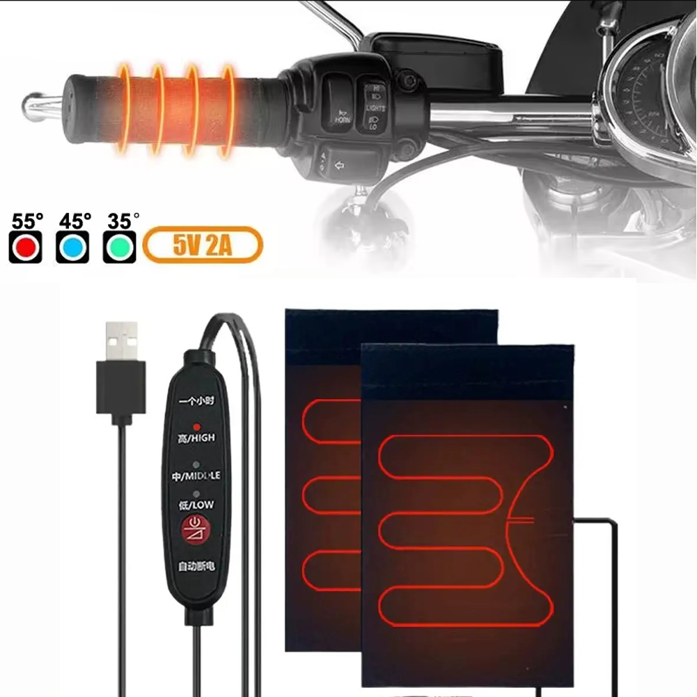 Pegangan Sepeda Motor Berpeman - Handlebar Grip Heated ulasan dan harga