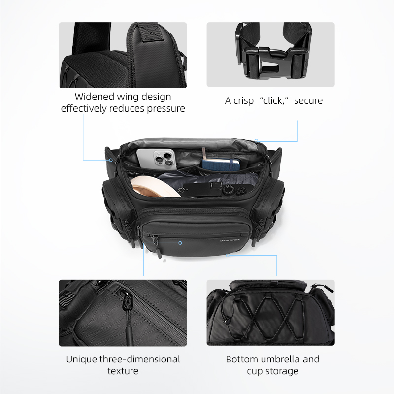 Tas Pinggang Multifungsi Mark  - Motorcycle Gear Companies ulasan dan harga